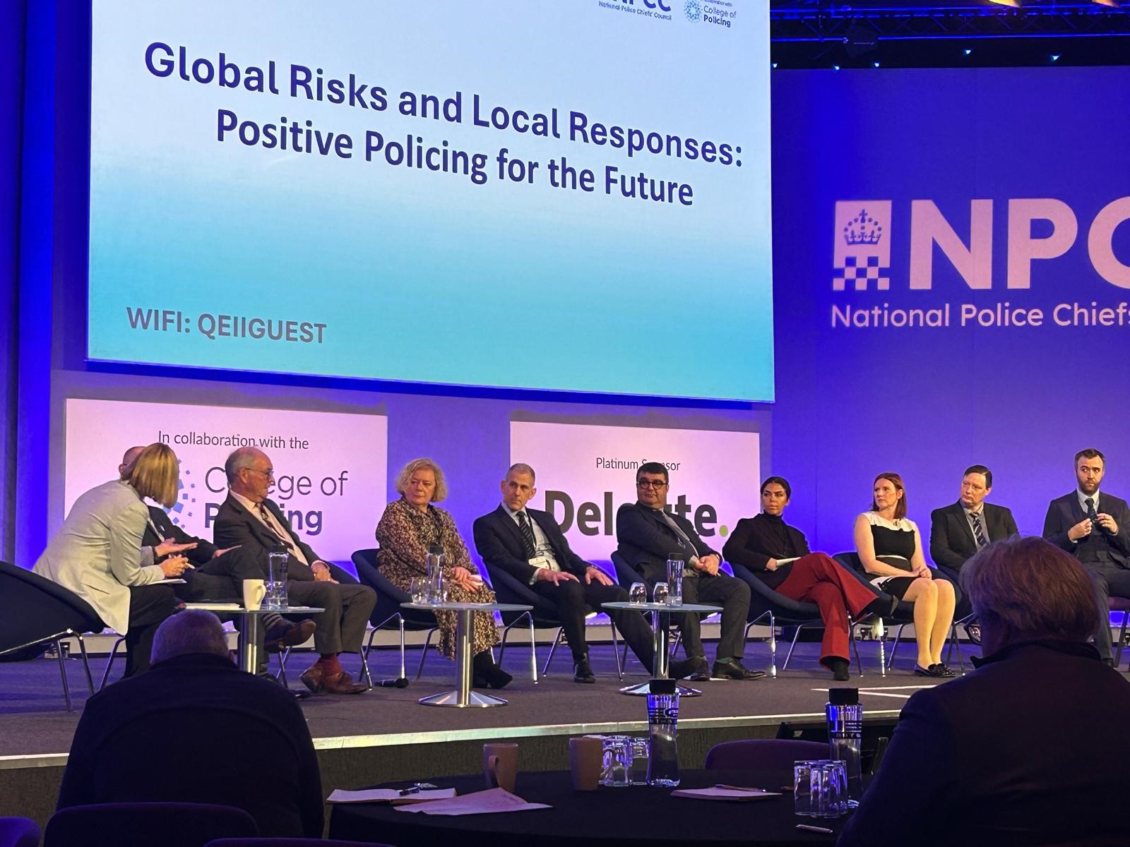 Jane Mudd and panel members