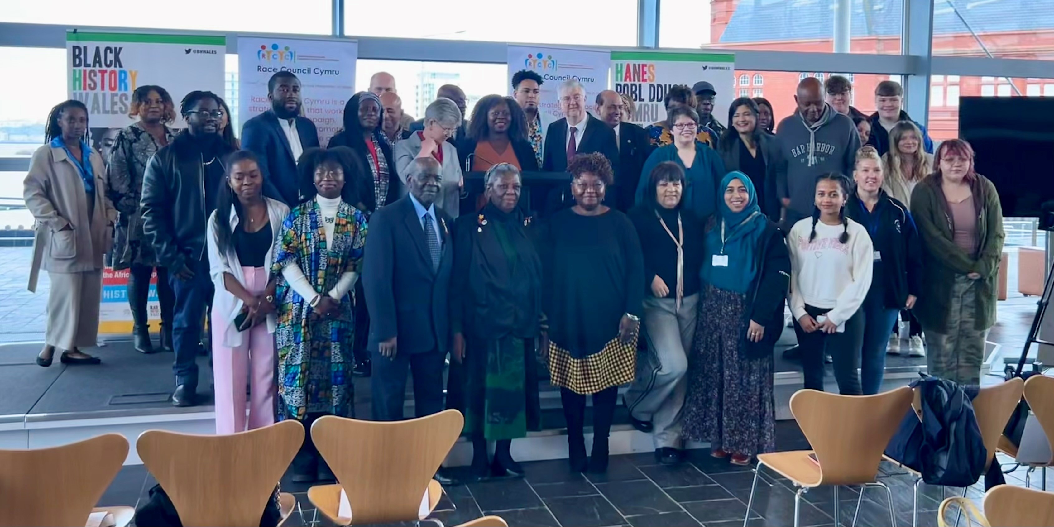 Delegates at black history event 