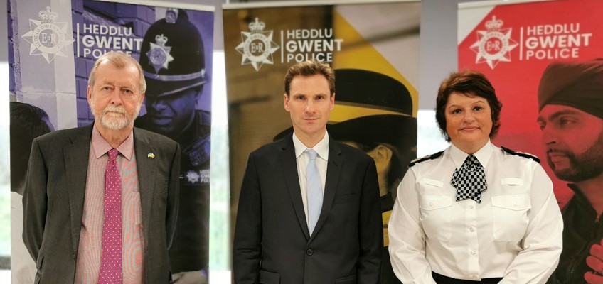 Jeff Cuthbert, Chris Philp and Pam Kelly