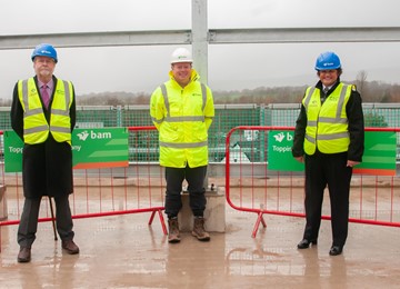 Jeff Cuthbert, Darren Thomas and Pam Kelly