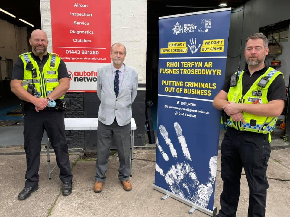 Jeff Cuthbert and we don't buy crime officers