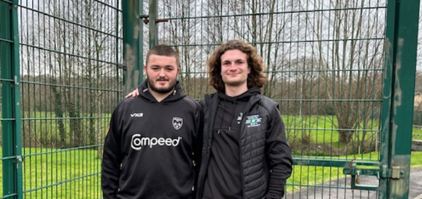 Harley and member of staff from Positive Futures