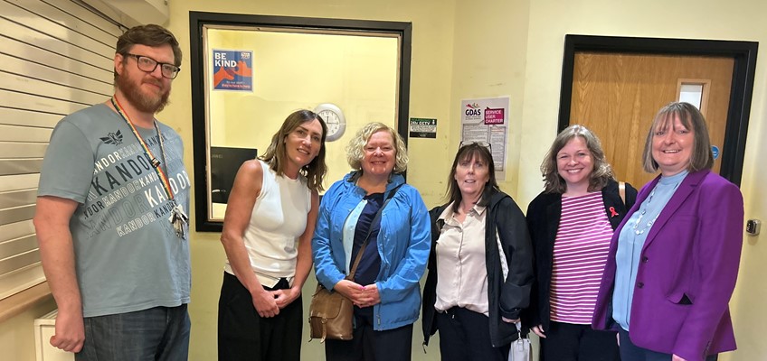 Jane Mudd with GDAS partners