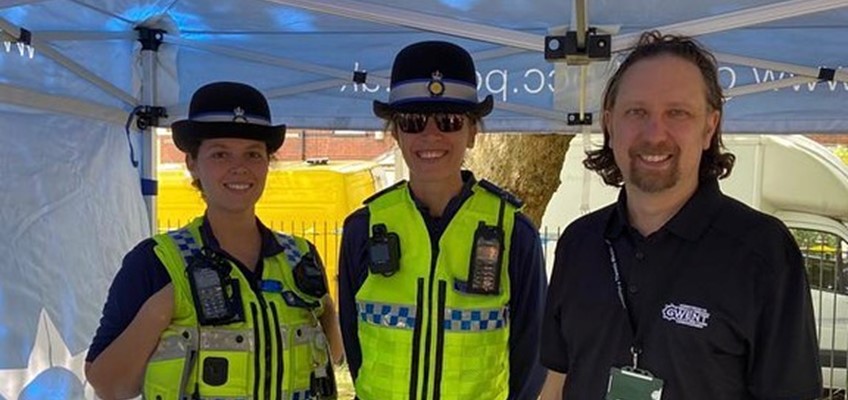 OPCC staff with officers