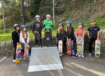 skateboarders