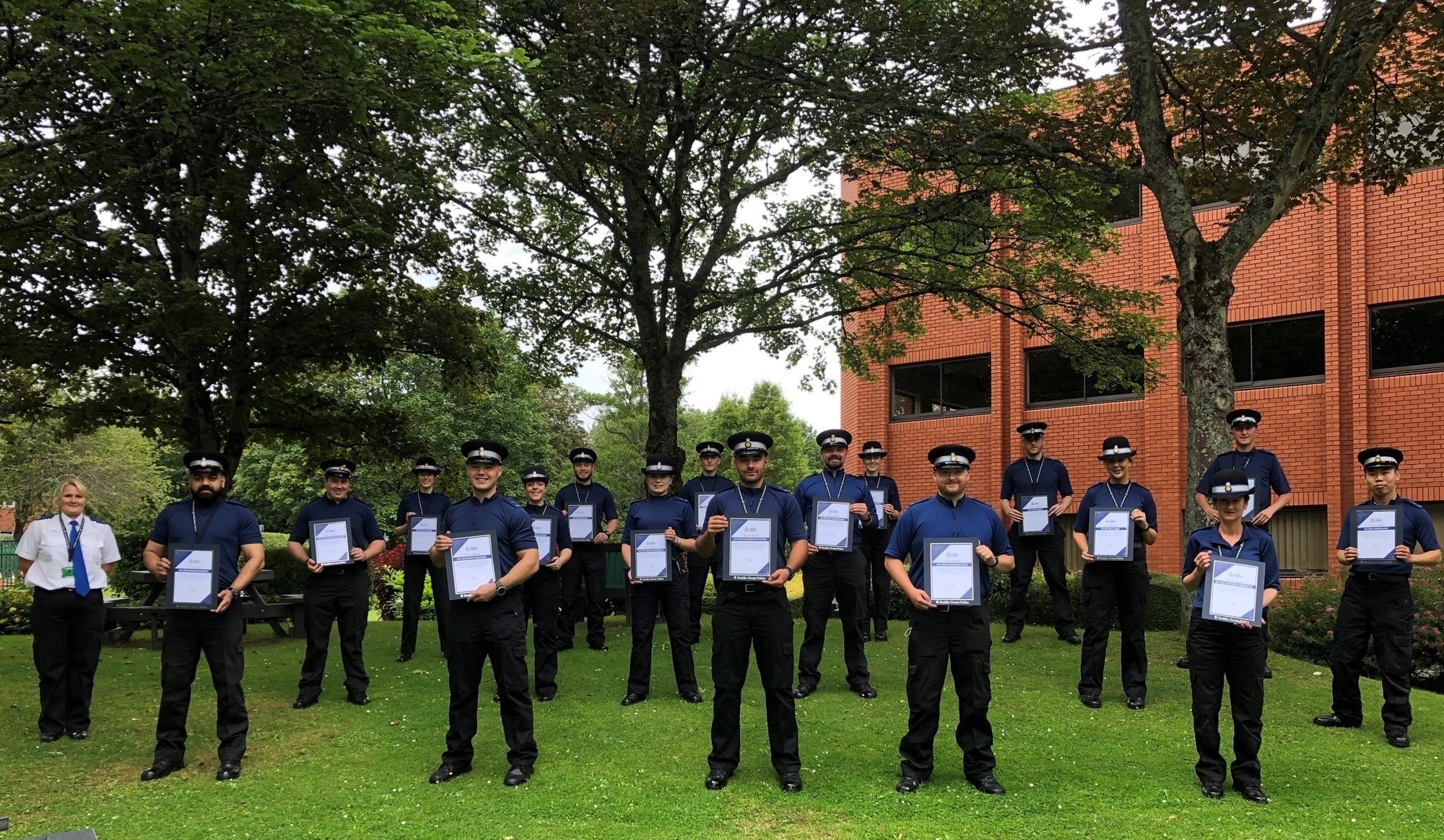 Group photo welcoming the new PCSOs