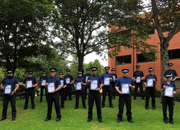 Group photo welcoming the new PCSOs
