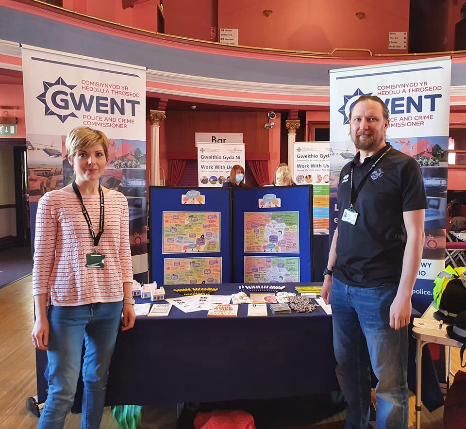 OPCC staff at blaenavon event