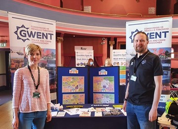 OPCC staff at blaenavon event