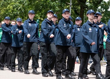 Cadets marching