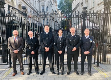 Photo of officers in London