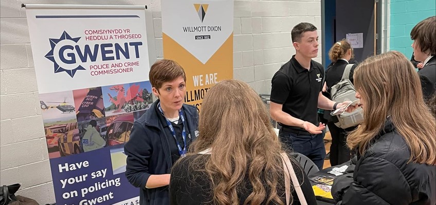 OPCC staff at career fair