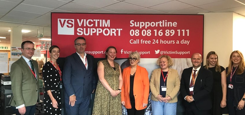 Jane Mudd with Wales's Police and Crime Commissioners