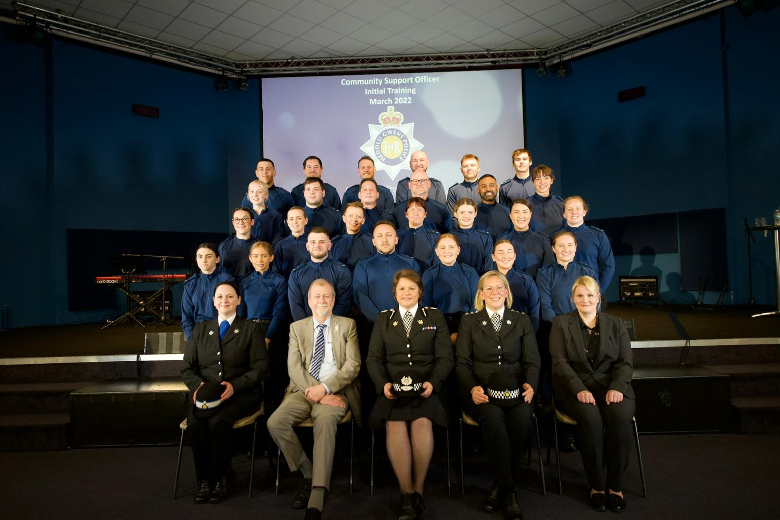 Group photo welcoming the new PCSOs