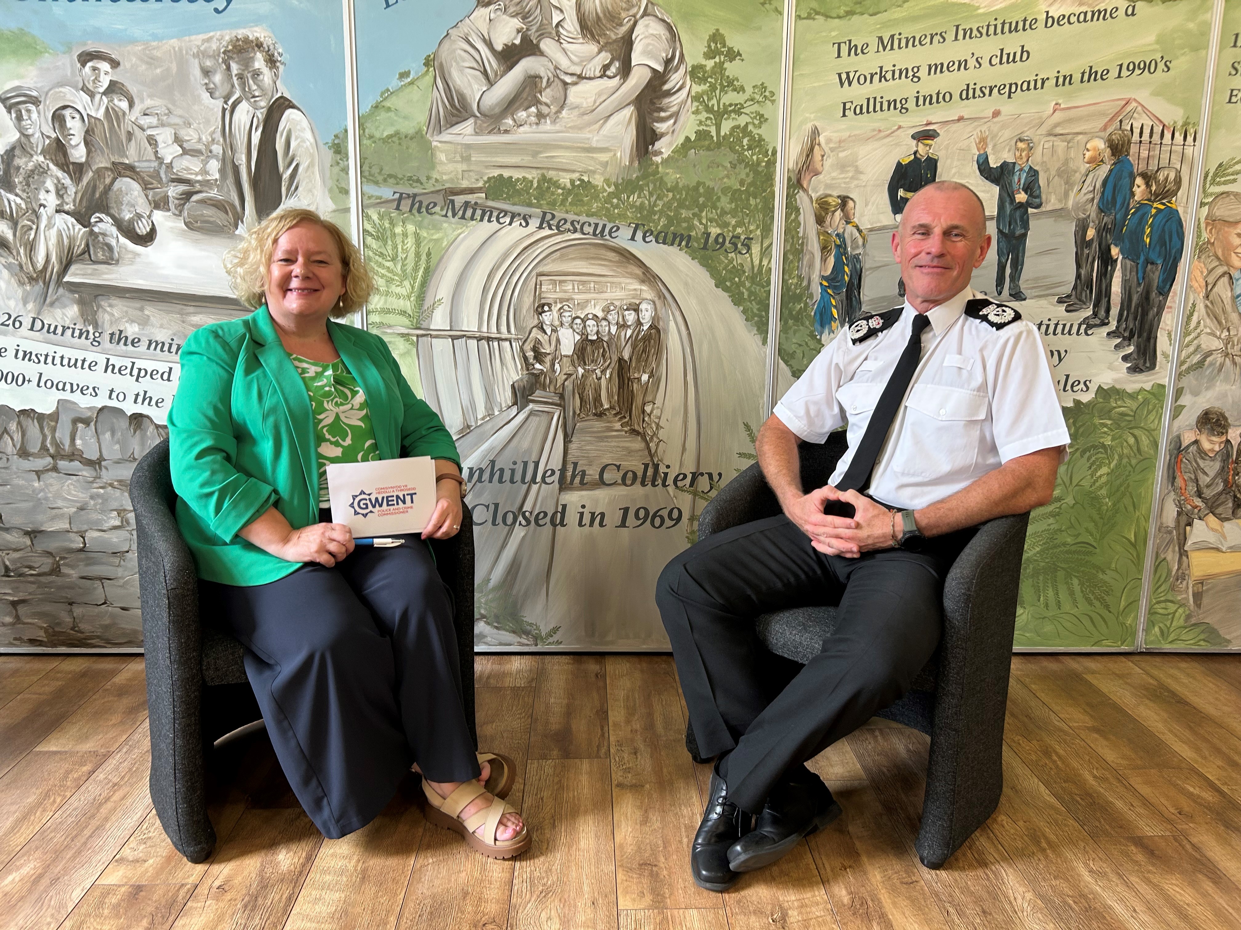 PCC Jane Mudd. CC Mark Hobrough