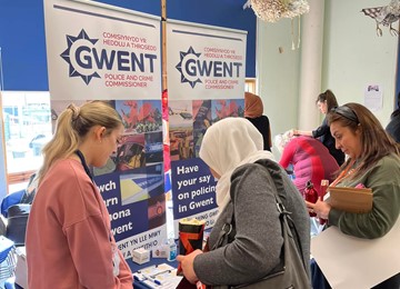 OPCC staff engaging with the public
