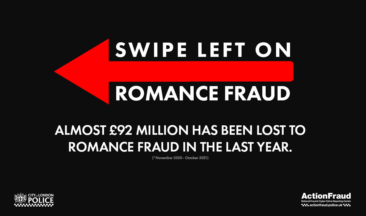 Swipe left on romance fraud