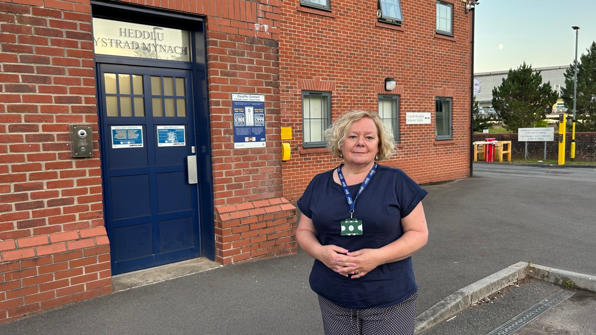 Gwent Police’s custody suite in Ystrad Mynach. 
